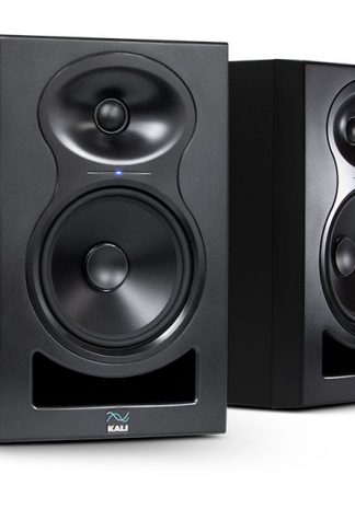 A pair of Kali Audio LP-6 Studio Monitor Speakers Side-by-Side
